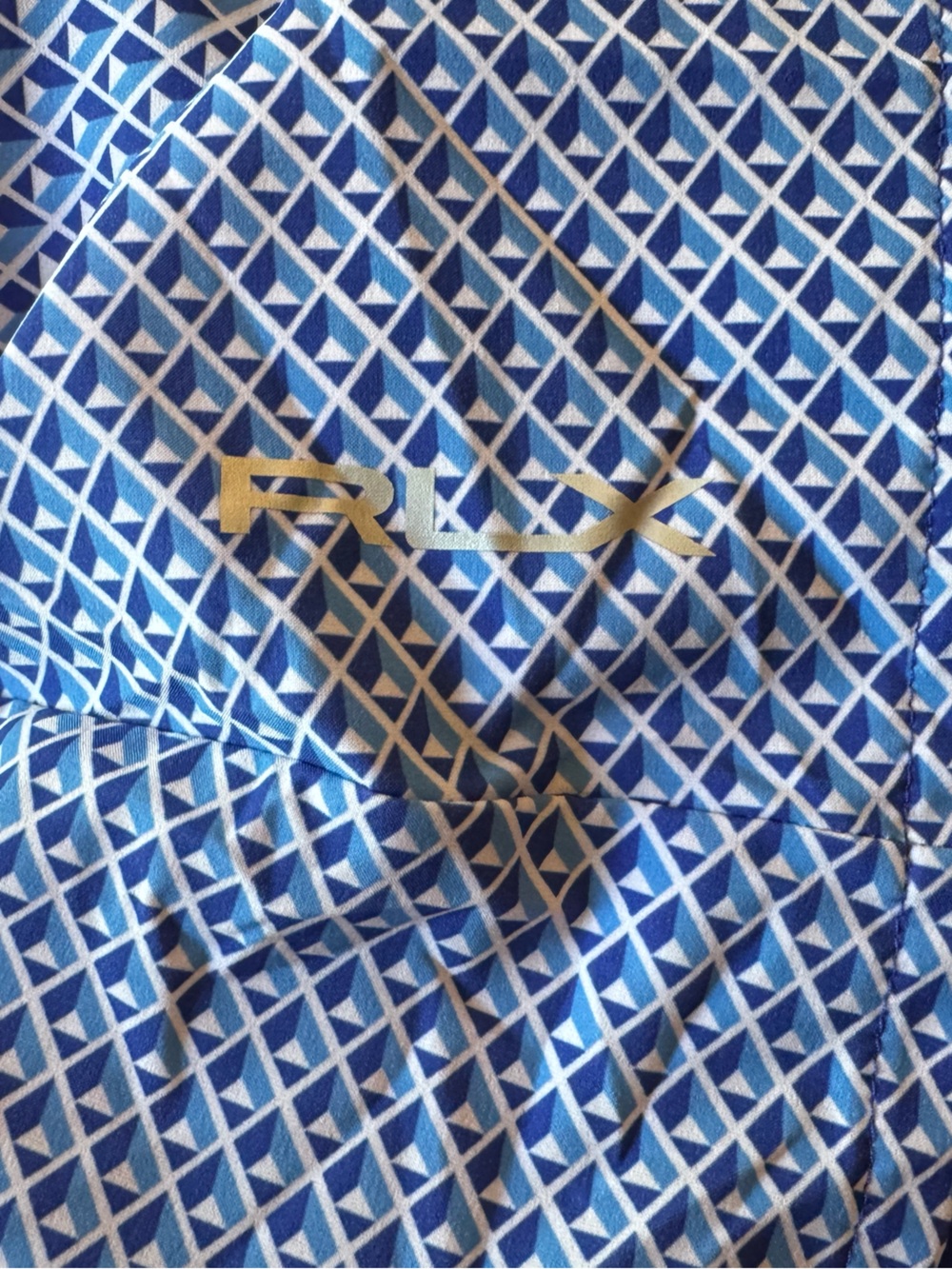 RLX Ralph Lauren Women’s Pleated Back Golf Skort Geo Abstract Multi Blue Size M - Picture 7 of 10